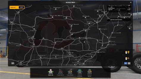 Promods Complete North American Map Background V10 Mod Ats Mod