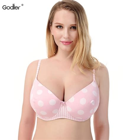 Godier Plus Size Cup D E F Push Up Lingerie Big Breast Bralette