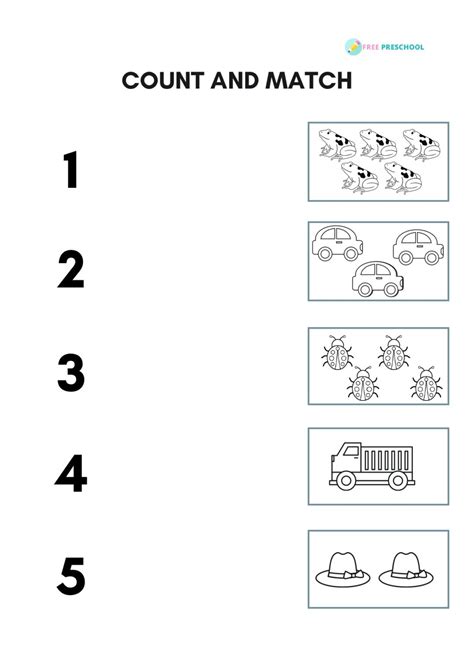 Number Match Printable