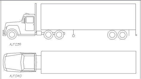 Delivery Truck Elevation Blocks Autocad Drawing Dwg File Cadbull Images