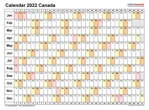 37 2022 Calendar With Holidays Canada Pictures My Gallery Pics