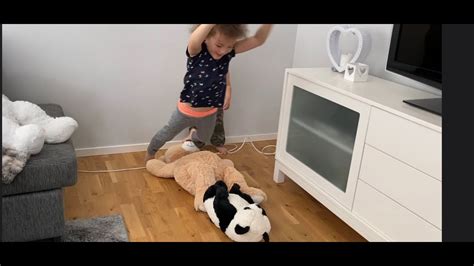 Stuffed Animal Long Jump I Nova Liam Devin Pretend Play But The Stuffed