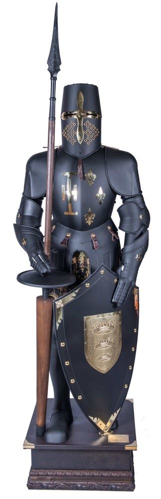 Knight Templar Armour Black £119900 Dragon Reborn