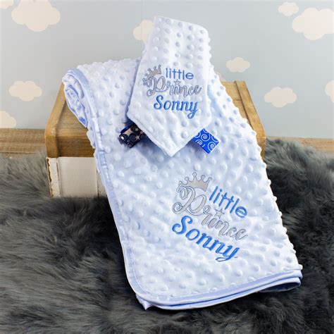 Personalised Baby Blanket And Comforter T Set Heavensent Baby Ts