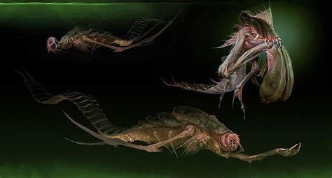 Swimming Mutant Characters And Art Metro Last Light Concept Art