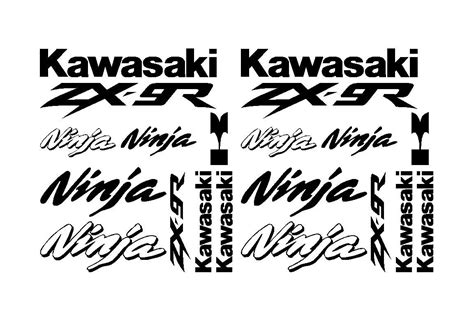 For 1set Kawasaki Ninja Zx 9r Decal Sticker Kit Zx 9r Stickers 20