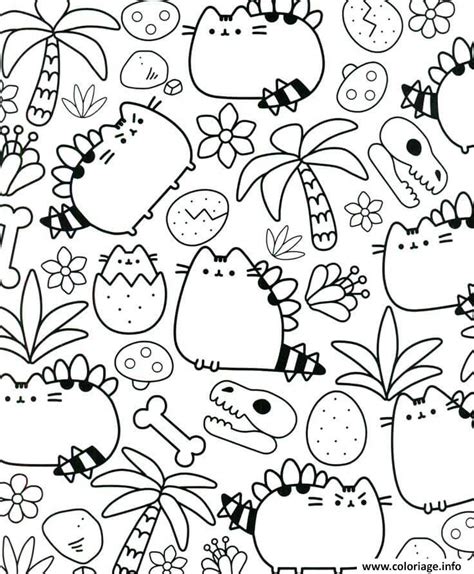 Coloriage Pusheen Therapy For Adults