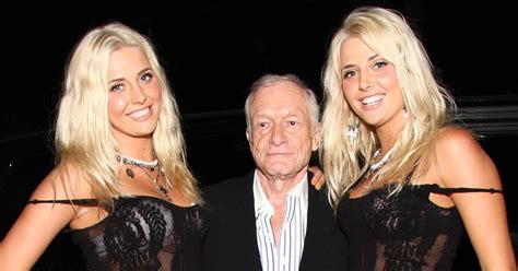 Hugh Hefner S Exes The Shannon Twins Turn Against Playboy Endorses Bitter Rival Hustler