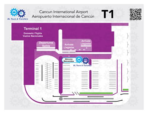 Cancun Airport Map And Guide