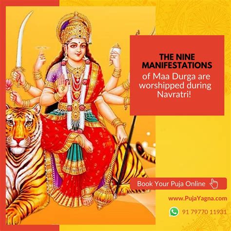 The Nine Manifestations Of Maa Durga Are Worshipped During Navratri Nava Durga Translates As