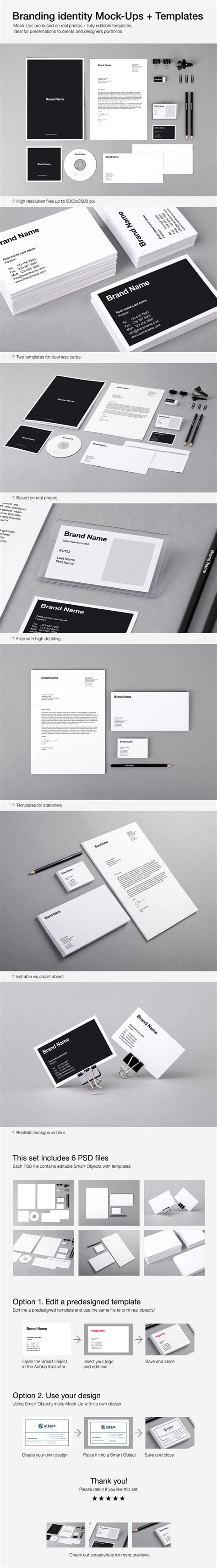 Download Branding Identity Mock-Ups and Templates on Behance