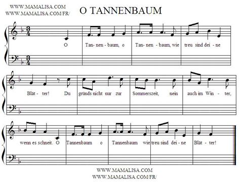 O Tannenbaum German Childrens Songs Germany Mama Lisas World