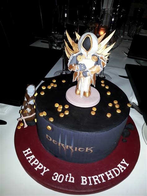 Laptop cake delivered anywhere in the london area. My friend's Diablo 3 birthday cake | 3rd birthday cakes ...