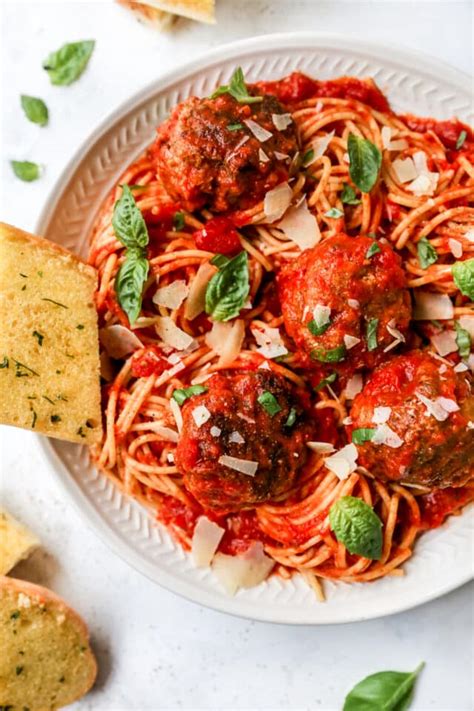 Best Ever Spaghetti And Meatballs Recipe Video Kim S Cravings