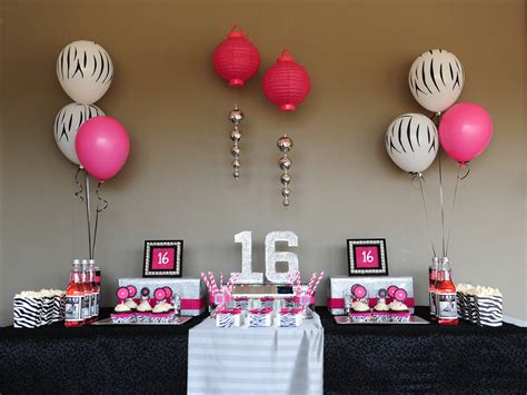 The Best 16th Birthday Party Ideas For Girl Home Inspiration And