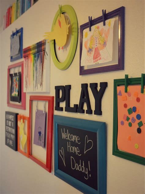 Diy Kids Art Displays The Idea Room