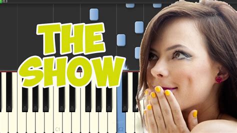 🎹 Lenka The Show New Version Piano Tutorial Synthesia ️♫ Youtube