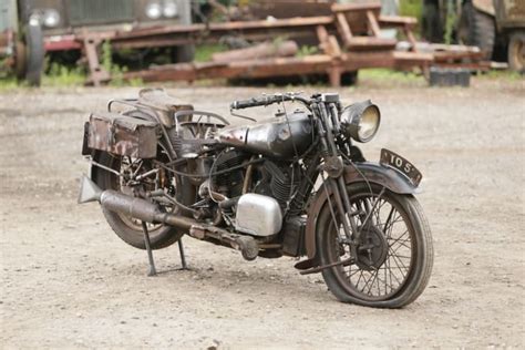 45 Classic British Motorcycles Found In A Barn Are Being Auctioned Off