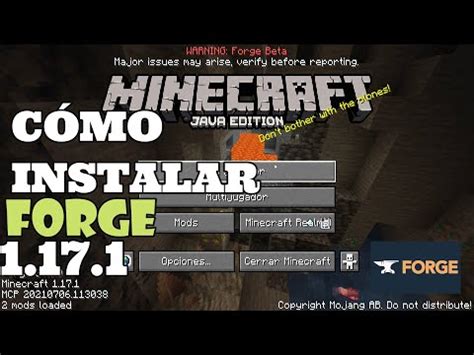 Cómo instalar FORGE para Minecraft 1 17 1 para PREMIUM y NO PREMIUM