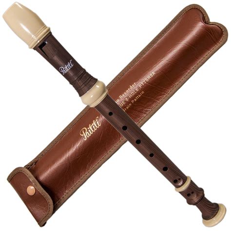 NEW 8 Holes Teacher Approved Wooden Pattern Soprano Recorder - Baroque ...