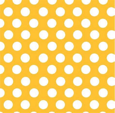 Patterned Vinyl Yellow Gold With White Polka Dots Craft Etsy