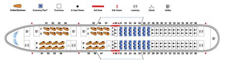 United Boeing 757 200 Seat Map