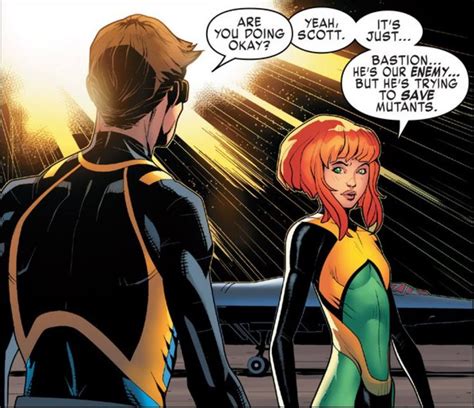 Jean Grey And Scott Summers Have A Discussion About Bastion In X Men