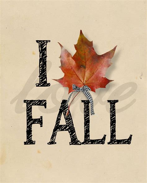 I Love Fall Printable My Life Abundant