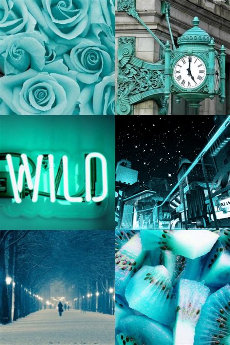 You can definitely find a little. Turquoise Aesthetic Collage by PerksOfBeingADork on DeviantArt
