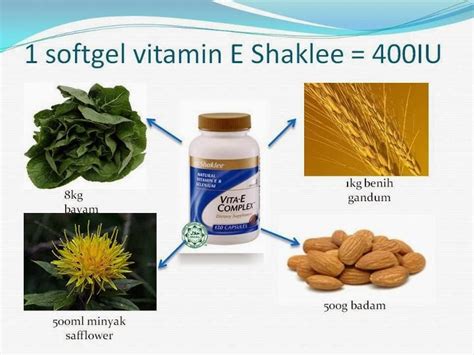 ~ menjadikan anda tampak lebih muda dengan membantutkan penuaan sel yang disebabkan oleh radikal bebas. saya+kamu=bersama: Kebaikan Vitamin E Shaklee...