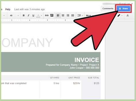 Then you'll have to decide how your image will relate to the text: How to Make an Invoice in Google Docs: 8 Steps (with Pictures)