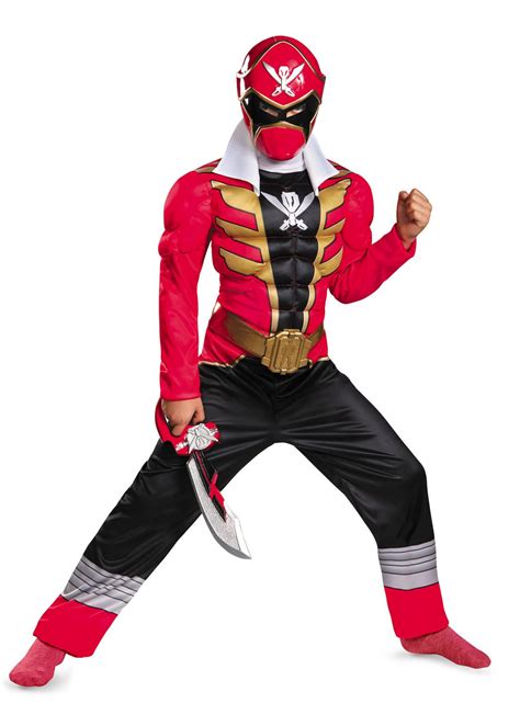 Power Rangers Super Megaforce Red Ranger Muscle Child