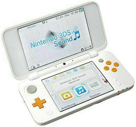 New Nintendo 2ds Xl Consola Portátil Blanco Naranja Compra Online