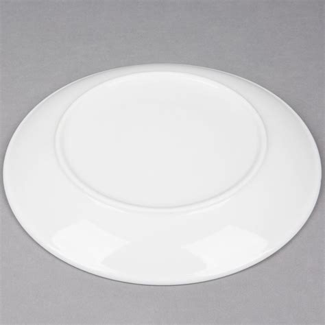 9 Coupe Plate Bright White Round Porcelain Plate 24case