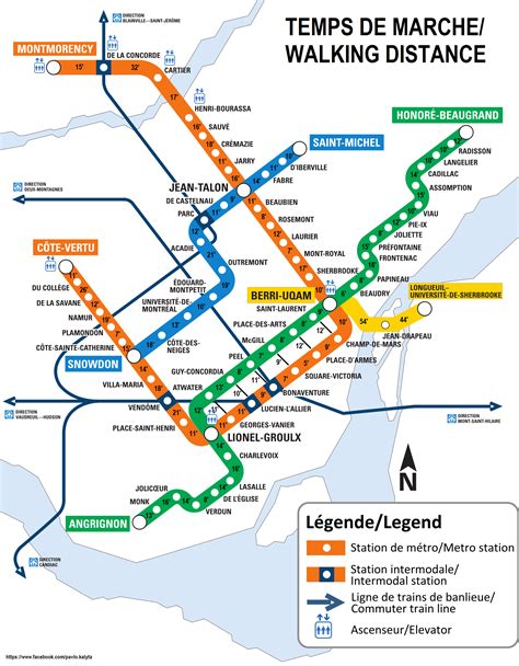 Map Of Walking Times Between Skytrain And B Line Stations News