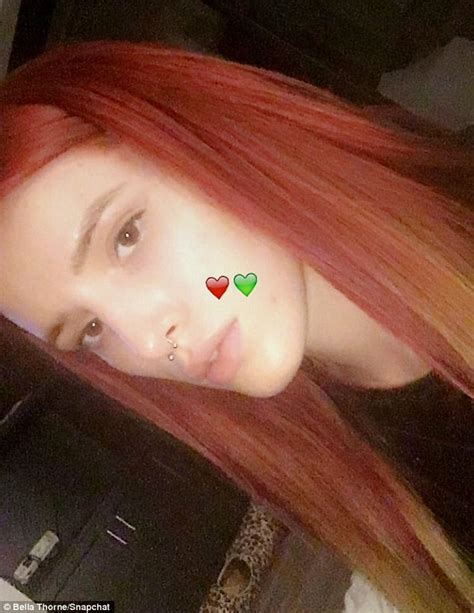 Bella Thorne Dyes Her Hair Even Redder To Go With Her Recent Tattoos