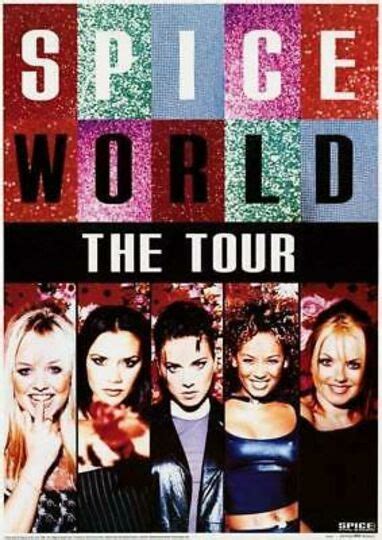 Mavin Spice Girls Spice World Tour 1998 Poster