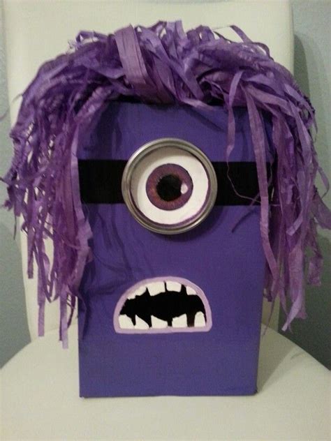 Purple Minion Valentine Box I May Or May Not Have Taken Over Macys