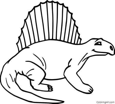 18 free printable Spinosaurus coloring pages in vector format, easy to