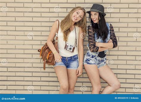 Naughty Girls Stock Image Image Of Multicultural Girls 49332519