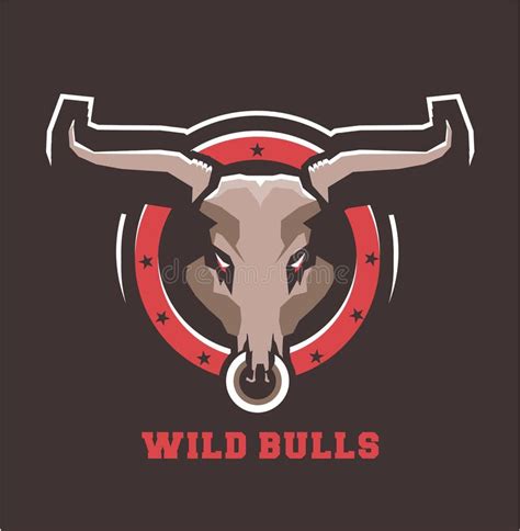 Bull Head Emblem Stock Vector Illustration Of Emblem 106162566
