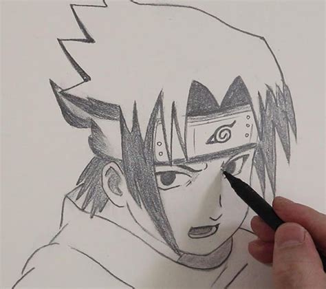 How To Draw Uchiha Sasuke Easy How To Draw