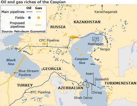 Will Central Asia S Oil And Gas Go East Or West BBC News