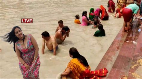 Haridwar Ganga Snan Ganga Snan Open Bath Tour Guide Youtube