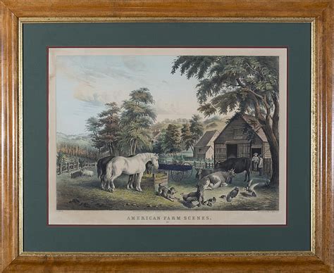 Sold At Auction Nathaniel T Currier Currier And Ives American Farm