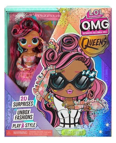 Lol Surprise Omg Queens Miss Divine Fashion Doll With 20 Surprises Including Outfit And