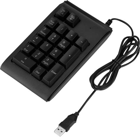 Computers And Accessories Portable Numeric Keypad 3 Color Light 19 Key
