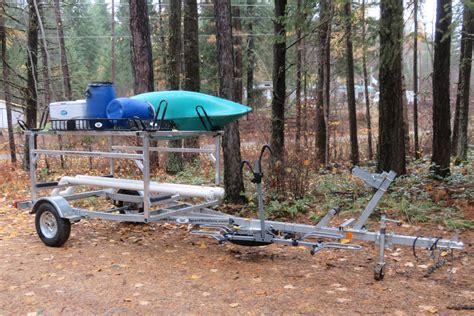 North Woods Sport Trailers Hobie Tandem Island Storage Kayaks Bikes Mast Tube Paddling