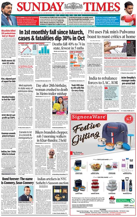 The Times of India Mumbai-November 01, 2020 Newspaper