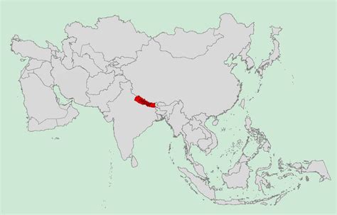 World Map Of Nepal United States Map